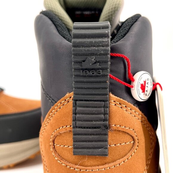 Pajar Urban Alpn Men's Waterproof Hiking Boots Size 8.5 Cognac Black Leather - Picture 9 of 15